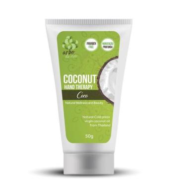 Imagem de Creme Hidratante De Mãos - Óleo De Coco Orgânico Premium-50G - Arbo De