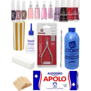 Imagem de Kit Manicure Completo Para Unhas Em Casa - Impala