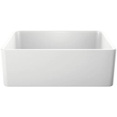 Imagem de BLANCO Avental branco 525010 CERANA - pia de cozinha de casa de bombeiro frenteiro, 76 x 48 cm