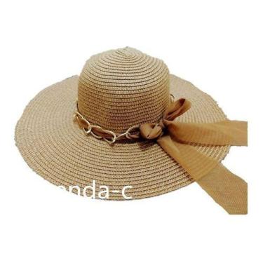 Imagem de Chapeu Floppy Tamanho Infantil De Praia. Palha, Corrente - mmmagazine,