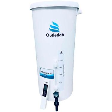 Imagem de Deionizador de Água de 50L/h Capacidade de Armazenamento de 10 Litros 