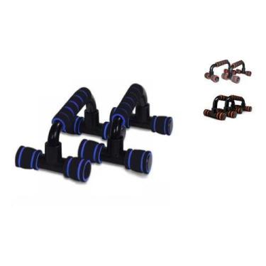 Imagem de Apoio Para Flexão Exercícios Barra De Chão Fitness (par) - Abelhuda Pr