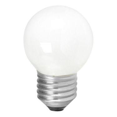 Imagem de Lâmpadas Incandescente Bolinha E27 25w 127v Leitosa Branco quente - Sa