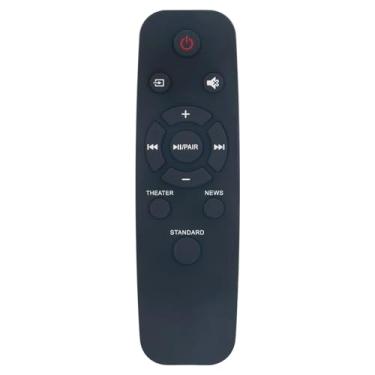 Imagem de ECONTROLLY Controle remoto de substituição Soundbar NS-HMSB20 compatível com Insignia Mini Sound Bar NS-HMSB20 NSHMSB20 2.0 2.1 Channel Speaker System