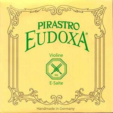 Imagem de Pirastro Corda E para violino Eudoxa 4/4 – calibre médio – aço de alumínio – ponta de laço