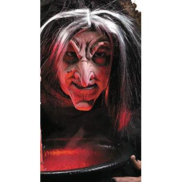 Imagem de Rubie's Kit de fantasia de bruxa do mal F/X, Vermelho, One Size