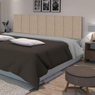 Imagem de Cabeceira Estofada Suspensa para Cama King 195 CM - Várias Cores - ROM