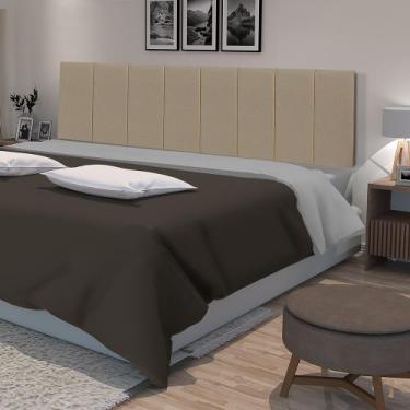 Imagem de Cabeceira Estofada Suspensa para Cama King 195 CM - Várias Cores - ROM
