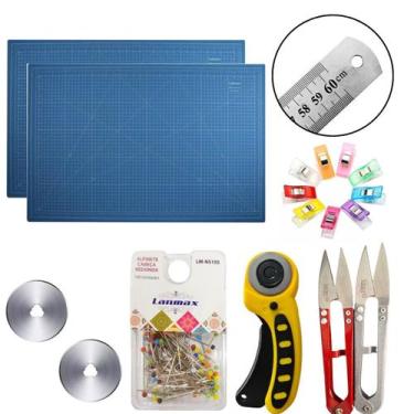 Imagem de Kit Base de Corte A2 60x45 Patchwork Completo P/ Artesanato - Berto Av