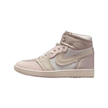 Imagem de Tênis feminino Air Jordan 1 High Method of Make (FZ8779-600, rosa Oxford/Atmosphere/Phantom/Legend marrom claro), Oxford rosa/atmosfera/fantasma/lenda marrom claro, 41