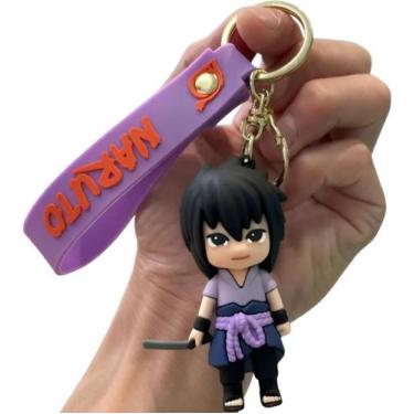 Imagem de Chaveiro 3d Naruto Sasuke Uchiha Personagem Coleção Anime Chave Carro 