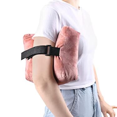 Imagem de Travesseiro de cirurgia de ombro com bolso, almofada de ombro para alívio da dor, travesseiro de punho rotador para apoio de ombro e descanso de lado, travesseiro de apoio de braço após cirurgia de ombro