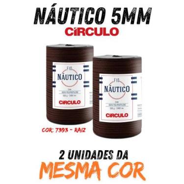 Imagem de FIO NÁUTICO 5MM circulo 500g KIT C 02 UN, 7393 - RAIZ