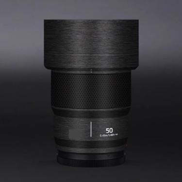Imagem de 50 1.8 Película protetora para lente de câmera película protetora decalque adesivo anti-arranhões acessórios para Panasonic Lumix S 50 mm F1.8 (preto escovado)