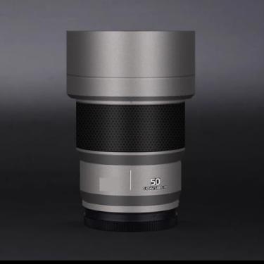 Imagem de 50 1.8 Película protetora para lente de câmera película protetora decalque adesivo anti-arranhões acessórios para Panasonic Lumix S 50 mm F1.8 (titânio)