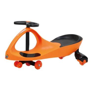 Imagem de Carrinho Infantil Gira Gira Com Led Colorido Rolimã Fenix - Fenix Brin