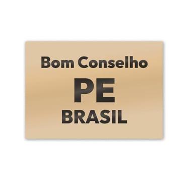 Imagem de Imã de Geladeira Bom Conselho PE MDF 8cm x 5cm para Lembrar