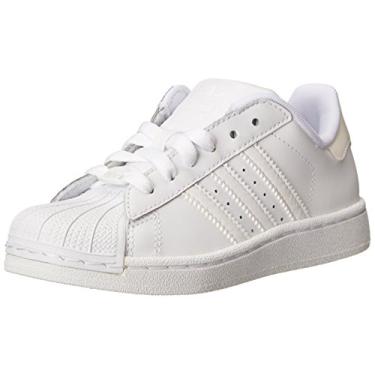 Imagem de Tênis de corrida infantil Adidas Originals Superstar 2, White/White/White, 7.5 Toddler