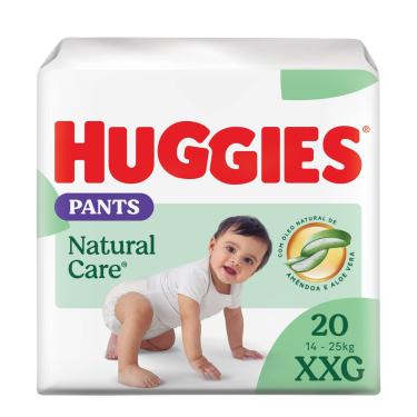 Imagem de Fralda Pants Huggies Premium Natural Care XXG Roupinha 20 Unidades