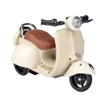 Imagem de Mini Moto Elétrica Infantil De Brinquedo Para Bonecas Conjunto De 4 Pe