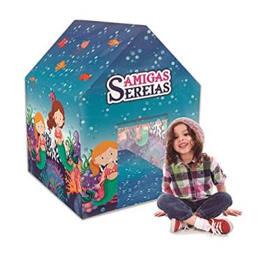 Imagem de Fabrincando Ideias Toca Barraca Casinha Infantil Amigas Sereias