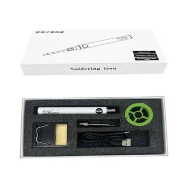 Imagem de Ferro De Solda Elétrico Sem Fio Com Carregamento Rápido USB 5V8W Ferra
