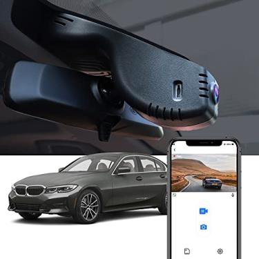 Imagem de Fitcamx 4K Dash Cam para BMW 3 4 Série M3 M4 2020-2024 (Modelo A) 330i 430i Xdrive 330e M340i M440i Coupe, OEM Estilo, 2160P UHD Vídeo, WiFi & APP, Loop Gravação, G-Sensor, Plug & Play, 64GB Cartão