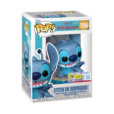 Imagem de Funko Pop! Vinyl: Lilo & Stitch - Stitch Surf - Amazon exclusivo - figura de vinil colecionável - ideia de presente - Mercadoria oficial - brinquedos para crianças e adultos - Filmes Fans