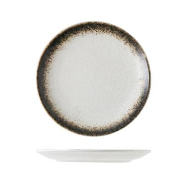 Imagem de Prato redondo de cerâmica de 30,5 cm simplicidade doméstica japonesa - prato raso de 30,5 cm - gergelim