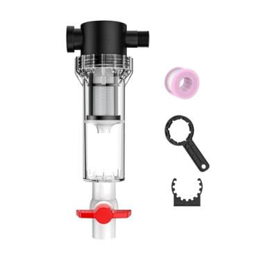 Imagem de Generic Filtro interno de aquário com rosca de 1/2 pol., anel de vedação de silicone, acessórios para presentes, filtro de água de sedimentos, coletor de, Malha 100