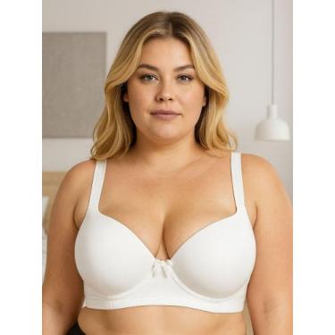 Imagem de Sutiã Plus Size Básico Lateral Grande Soutien Reforçado Bojão Alça Lar