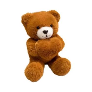 Imagem de Boneco De Pelúcia Urso Com Laço De Desenho Animado De 30cm, Brinquedo 