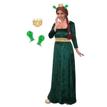 Imagem de Sanctuarie Designs Kit de fantasia de Halloween tamanho grande Fiona Plus Size (GG, vestido e kit básico/sft)