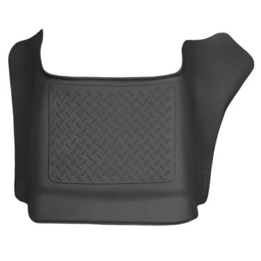 Imagem de Husky Liners | Série Weatherbeater | Forro de piso central - Preto | 83711 | Serve para Dodge Ram 1500 2002-2022, Dodge Ram 1500/2500/3500 sem câmbio de caixa de transferência manual e mais 1 peça