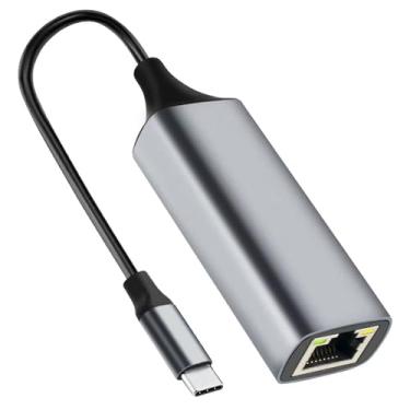 Imagem de Junsky Adaptador USB C para Ethernet, adaptador de rede LAN Ethernet 1000 Mbps tipo C para RJ45, compatível com Thunderbolt 4/3, i-Phone 16/15, MacBook Pro/Air, laptops (não POE)
