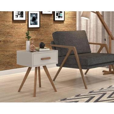 Imagem de Mesa de cabeceira Classic modelo Exclusivo MDF - D+MOB , Offwhite