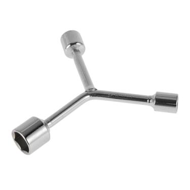 Imagem de Generic 1 chave de soquete 70 mm, 75 mm, 75 mm, removedor de soquete hexagonal, aço carbono, 12 mm, 14 mm, 17 mm para carro, motocicleta, manga 3 vias em forma de Y