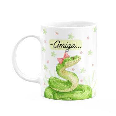 Imagem de JPS INFO, Caneca Divertida Amizade - Amiga Eu vi - 325ml