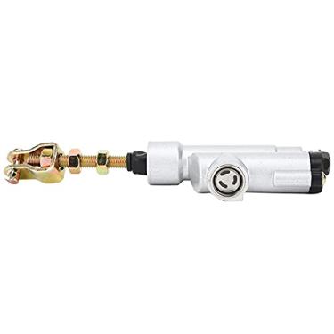 Imagem de Bomba de Cilindro Mestre Hidráulico para Freio de pé Traseiro, Qualidade Premium e Design Dobrável Resistente para Motocicleta Atv Dirt Bike (Branco)