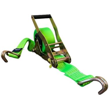 Imagem de Cinta Para Amarração de Carga 2 Toneladas 5 metros Catraca Semiautomática Gancho J NEVVO