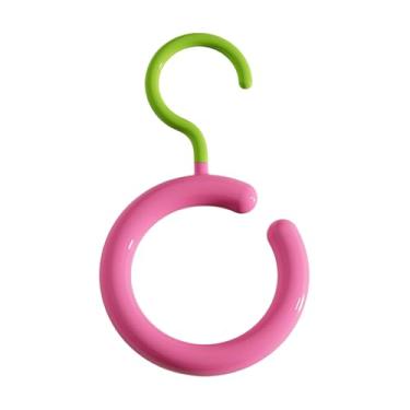 Imagem de Cabide de para armário | Cabides de exibição de | Organizador de cachecol resistente rotativo, ganchos multifuncionais para quarto, banheiro, entrada, parede, lavanderia, cozinha