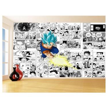 Imagem de Papel De Parede Dragon Ball Goku Vegetto Anime 3,5M Dbz723 - Você Deco