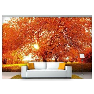 Imagem de Papel De Parede Floresta Natureza Árvores 3D 3M² Xna171 - Você Decpra