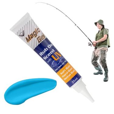 Imagem de Atraente de peixe – Atraente de peixe em gel, aditivo natural de 25 ml, potenciador de atração de iscas Powerbait para robalo, peixe-gato, truta, bacalhau