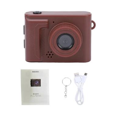 Imagem de Bewinner Mini Câmera Digital Com Chaveiro, Câmera de Vídeo Fotográfica Pequena Portátil 1080P Tela de 1,54 Polegadas, Pequenas Câmeras Digitais para Amigos, Viagens e Vida No Campus (Marrom)