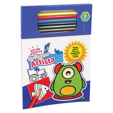 Imagem de Kit de Pintura do Pequeno Artista: Azul - Todolivro