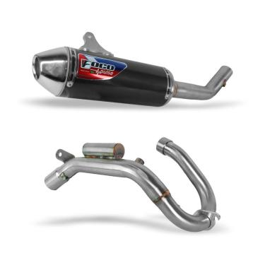 Imagem de Escapamento Foco Racing Pulse Médio Mxf 270Fi 2025 Em Diante