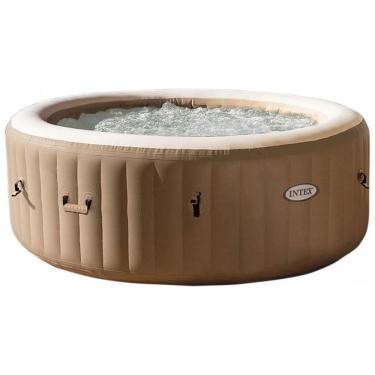 Imagem de Spa Inflável Hidromassagem para 4 Pessoas, 794 Litros, 110V, INTEX 28425E PureSpa, Marrom