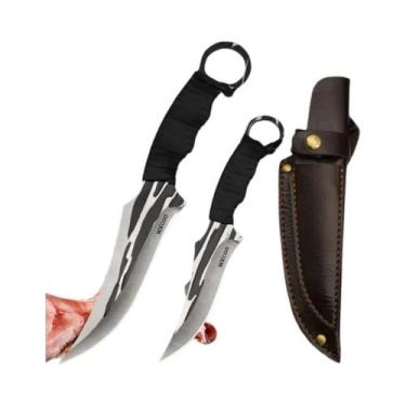 Imagem de Faca De Cozinha Em Aço Inoxidável Forjada À Mão, Cutelo De Açougueiro,