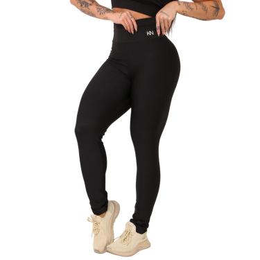 Imagem de Calça Legging Skinny Cintura Alta para Treino e Academia-Feminino